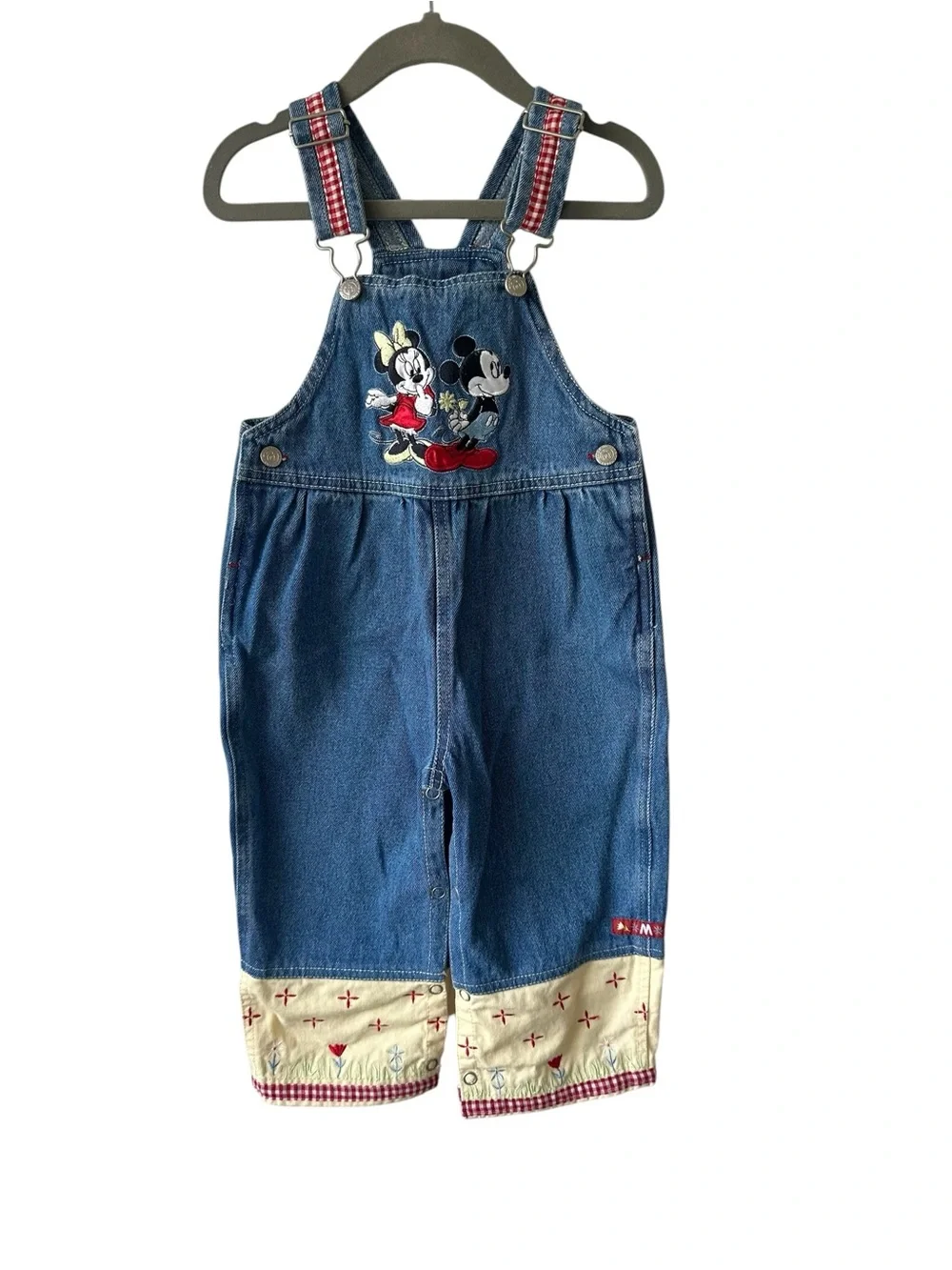 Disney Mickey & Co Vintage Mickey & Minnie Denim Overalls
